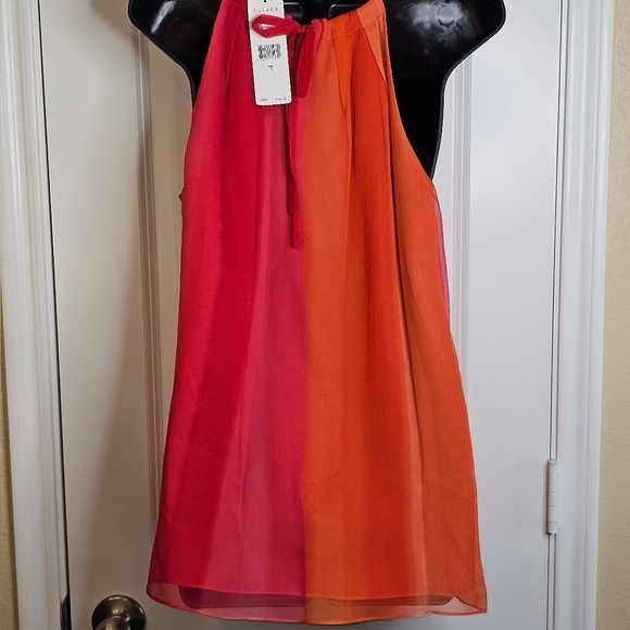 Lauren Ralph Lauren Red and Orange Blouse - Picture 2 of 4